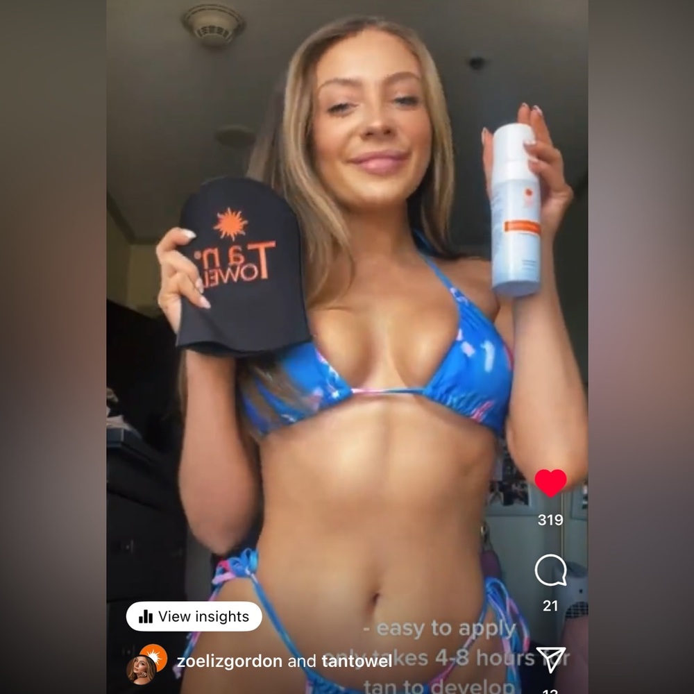Blue Tie Dye Bikini